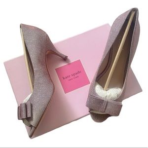 NWT Kate Spade Cecilia bow pumps